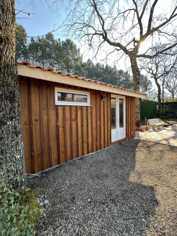 Studio de jardin construction en 5 jours 17m2 proche de Bordeaux en gironde a Cestas