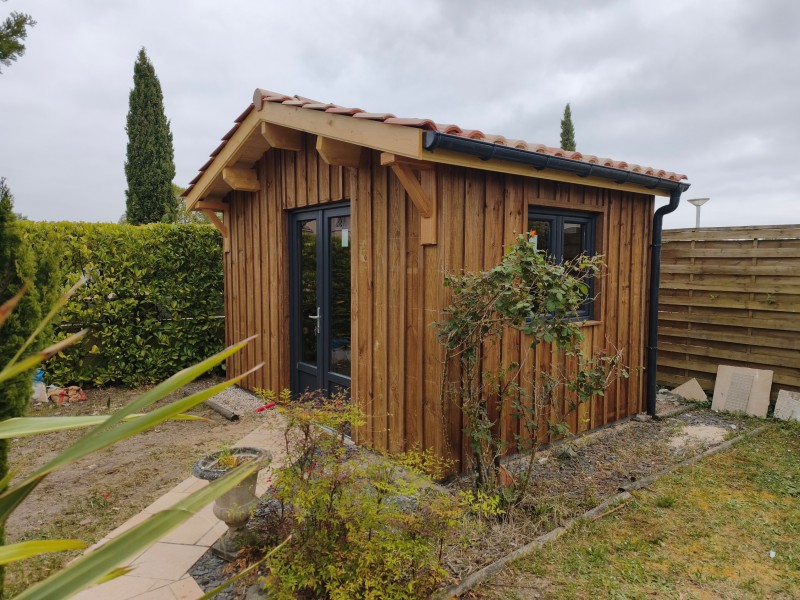 abri jardin bois le haillan proche merignac 15m2