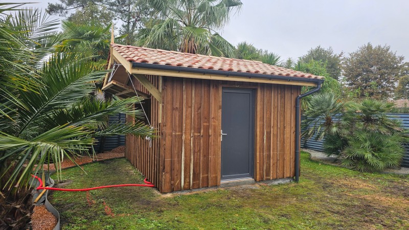 Abri de jardin style cabane de pêcheur à Gujan-Mestras - LSMenuiserie