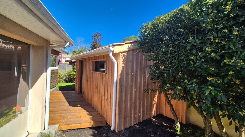 abri de jardin bois 5x2 lanton bassin d arcachon cuisine ete