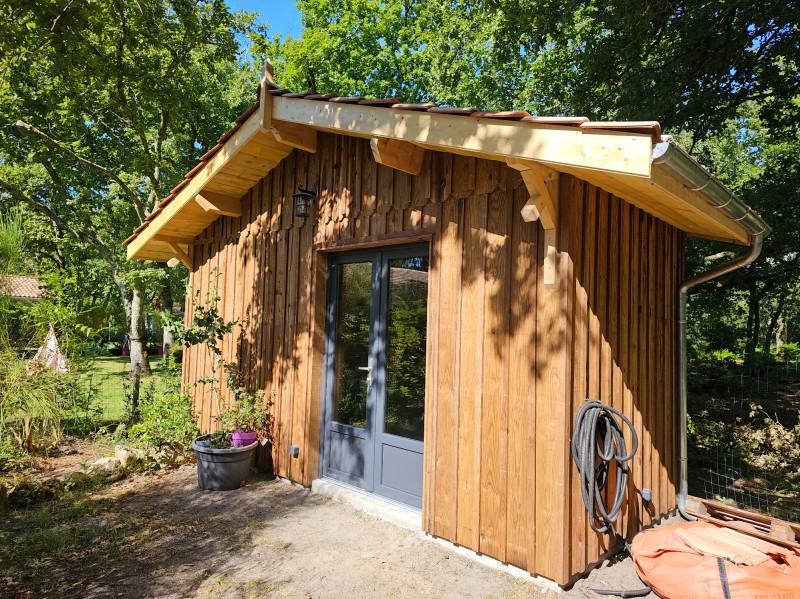 construction dependance en bois sur mesure sur le bassin d'arcachon
