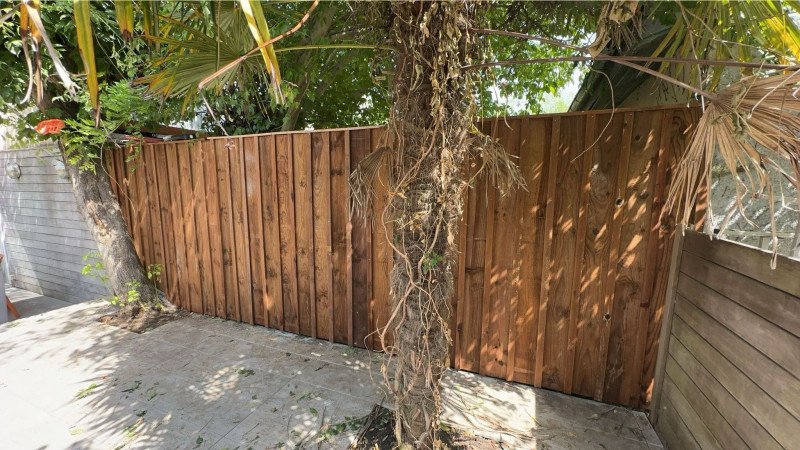 pose d'une cloture bois sur mesure a talences proche de Bordeaux