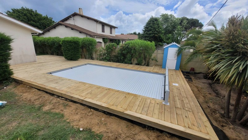 construction d'une terrasse bois sur le bassin d'arcachon