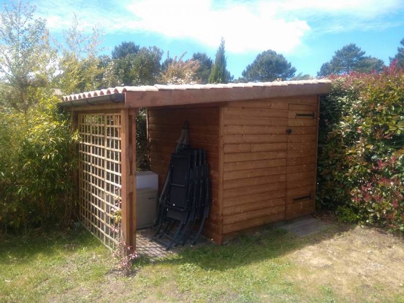Abri de jardin bois sur mesure à Lacanau