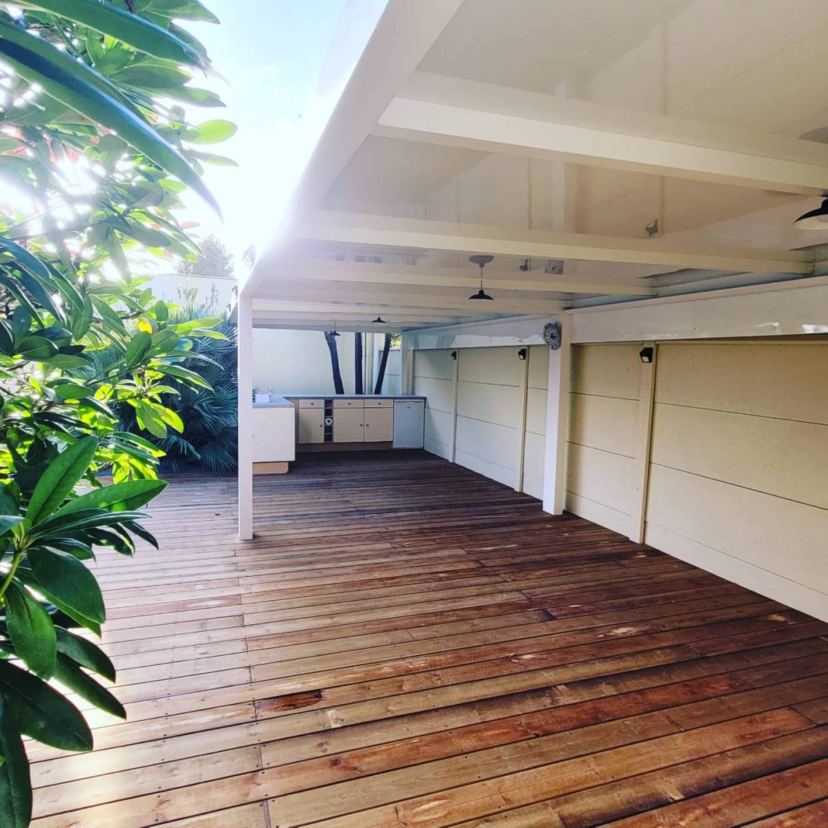 creation terrasse bois en pin autoclave classe 4 a Arcachon