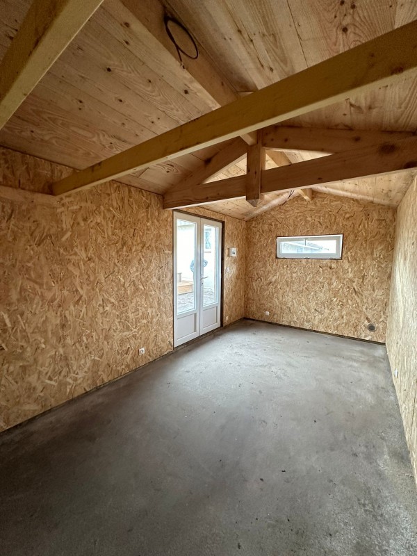 Studio de jardin : Construction d'un bureau pour le télétravail isolé de 20m2 sans permis de construire en gironde