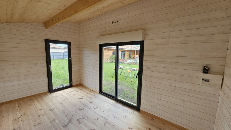 construction d'un abri habitable a Hourtin dans le médoc