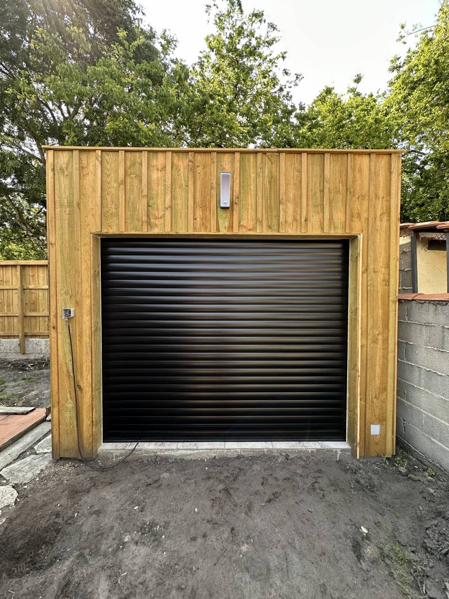 Creation d'un garage ossature bois a Mérignac proche de bordeaux
