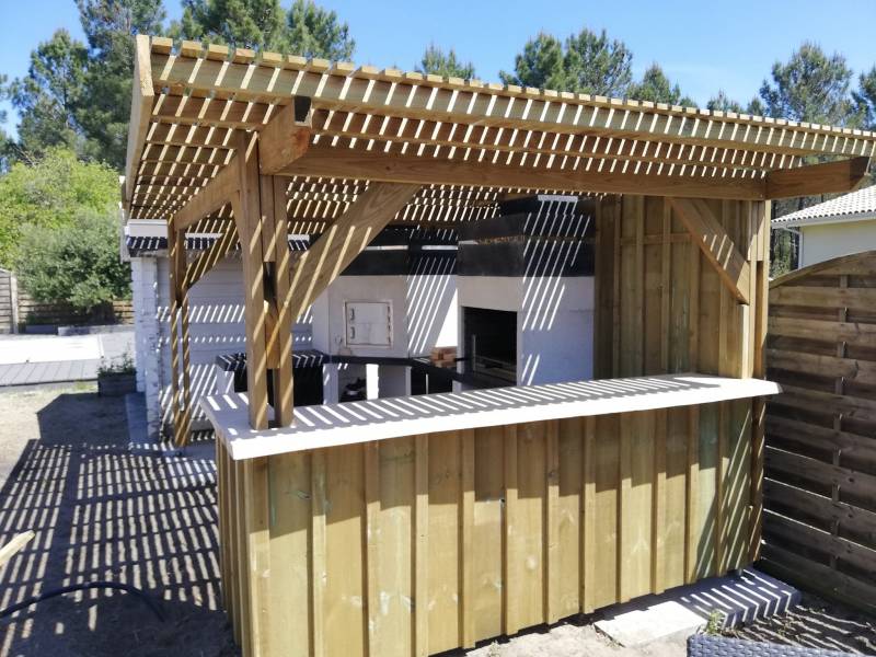 Pergola bois sur-mesure