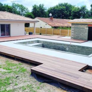 Notre zone d'activité pour ce service Pose de tour de piscine en bois autoclave