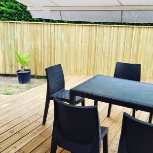Notre zone d'activité pour ce service Faire installer une clôture en bois volige avec couvre-joint